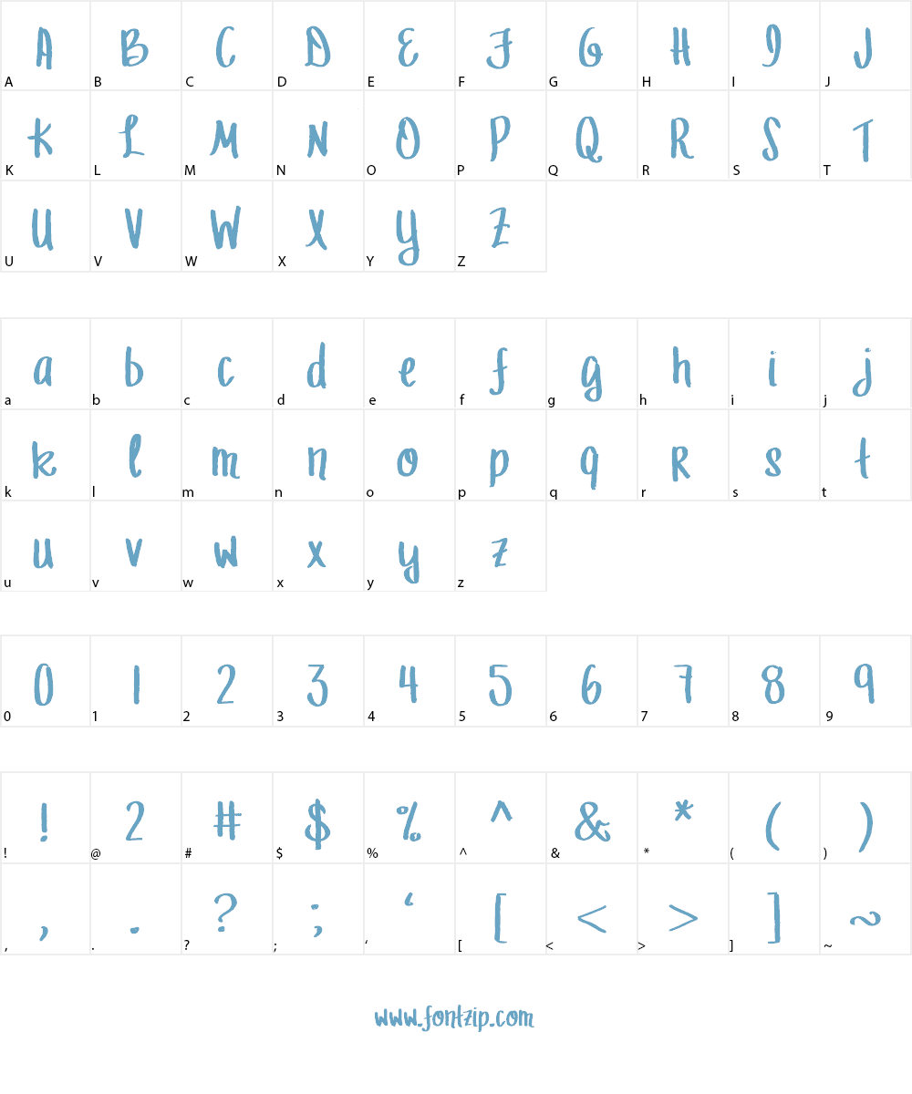 MRF Let Freedom Ring Font Character